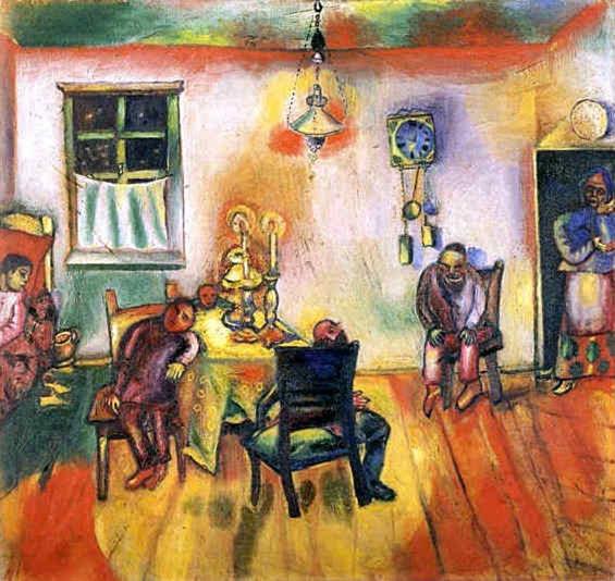 Der Sabbat Zeitgenosse Marc Chagall Ölgemälde